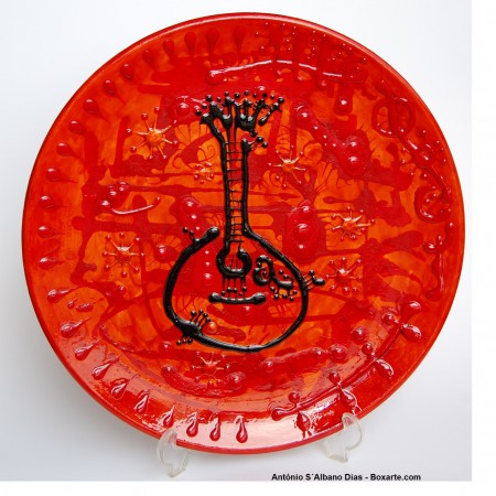 Fado - ceramic 31cm by Antonio Alba Dias 