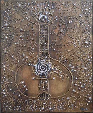 Title "Fado Gold" 23.62 x 27.55 inches 2013